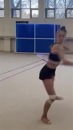 Watch until the end 👀 #rhythmicgymnastics | Olympics