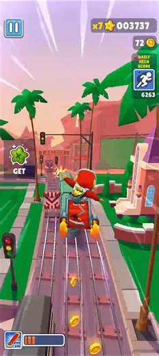 Subway surfers game shorts😍🤩!! #shortsfeed #trending #funny #shorts #subwaysurfers