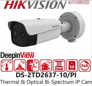 [Hot Item] Hikvision 4 MP Thermal & Optical Bi-Spectrum Network Bullet Security Camera with Reliable Temperature-Anomaly Alarm