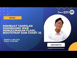Membuat Tampilan Dashboard Web Menggunakan Flask, Bootstrap dan Chart JS