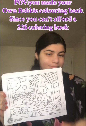 Crea tu propio libro para colorear Bobbie