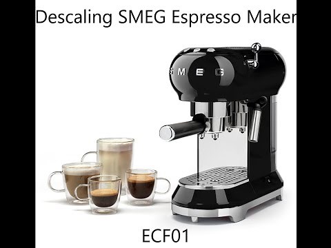 How to descale SMEG ECF01 Espresso Coffee Maker - Tutorial