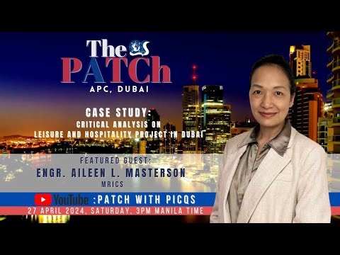 [S015] PATCh Session with Engr. Aileen Masterson, MRICS