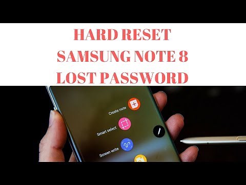 How to Factory Reset Samsung Galaxy Note 8 Forgot Password Reset Password