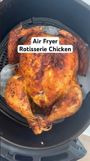 Air Fryer Rotisserie Chicken #airfryer