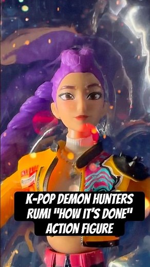 K-Pop Demon Hunters “How It’s Done” Rumi action figure by Mattel #kpopdemonhunters