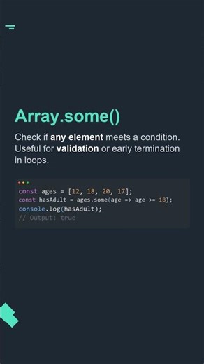 🔥 Array.some() in JavaScript | Pro Tip #Shorts