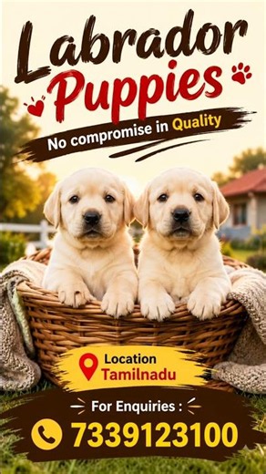 Cute Labrador Puppies💛 #majesticpets #labrador