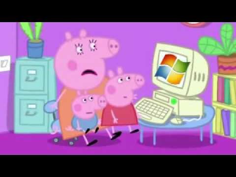 (YTP) Peppa Pig Destroys Computers