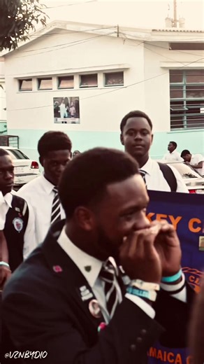 Energy set for the year. 🗣️⚡️ The JC Key Club making it known at the mass meeting. When the College Men link up, the spirit is just different. Fervet always. 💙 Rate the energy 1-10 in the comments. 👇 #JamaicaCollege #TrueBlue #JCKeyClub #Fervet #876
