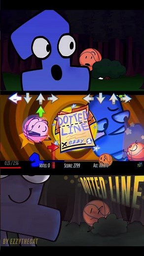 FNF: BFDI 26 (A FOOLS UPDATE!) "Dotted line" #fnf #fnfmod