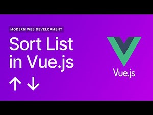 Sort List & Grid Views with Vue JS