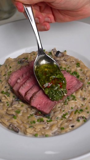 Filet Mignon with Mushroom Orzo: A Hearty and Satisfying Gourmet Dinner