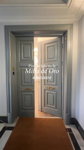 Piso de lujo en la Milla de Oro de Madrid