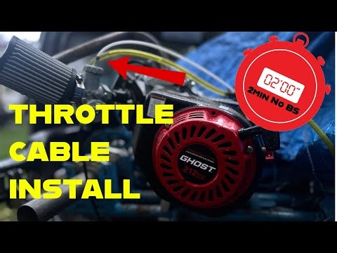 Predator 212 Ghost Throttle Cable Install in 2 Mins — Quick Guide