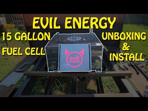 Evil Energy 15 Gallon Fuel Cell Unboxing & Install ‪@ievilenergy‬ #440cushman