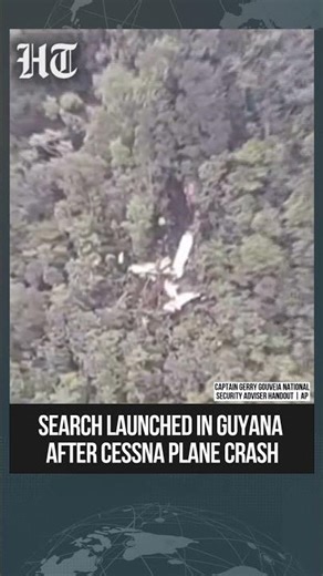 Search Intensifies For Missing Pilot After Guyana Plane Crash Incident | #shorts