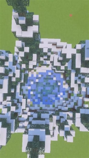 Minecraft Frozen Pond #minecraft #minecraftbuilding#minecraftshorts #building