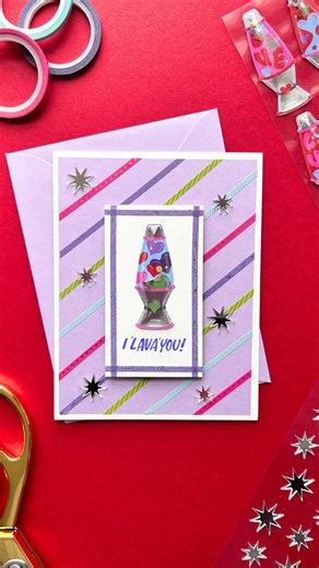 Paper Source on Instagram: "I Lava You! DIY Valentine's Day Card perfect for the lights in your life! Send us your DIY Valentines Day card for a chance to win $300. Use any stickers in your design and mail it to the following address by 2/7 📬 Paper Source Card Contest 1601 N Milwaukee Ave Chicago, IL 60647 -You must include full name, email, and phone number so we can contact you if you win! We will also be sharing designs on our IG account: please add your Instagram handle so we can credit you