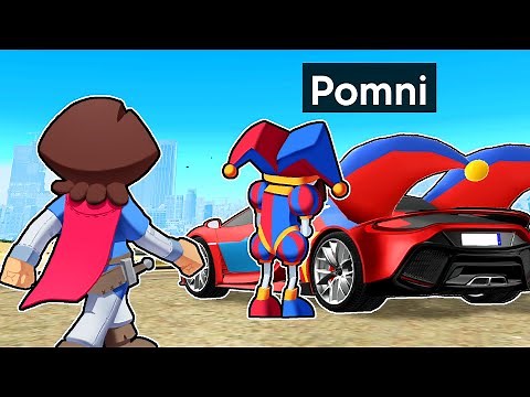 Stealing AMAZING DIGITAL CIRCUS Cars In GTA 5!