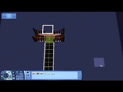 Sims 3: Stairs to Basement with Foundation Tutorial