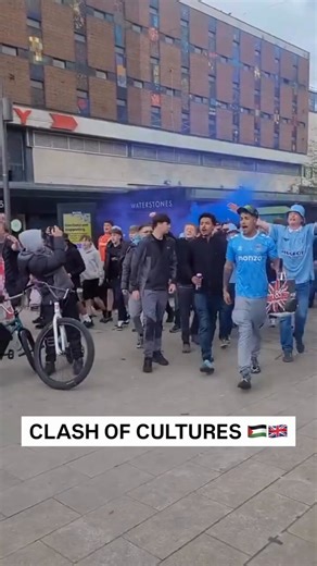 Culture clash! Terrorist supporting pro Pally lot are met by large group of Coventry City football fans. “You can stick your f@“ing Palestine up your a£&.” 😂