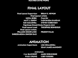 MERRY MADAGASCAR CREDITS 2009