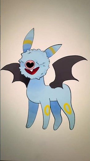 WOOBREON / Drawing Pokémon Fusions #pokemon