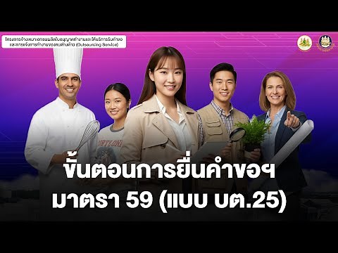 ขั้นตอนการยื่นคำขอฯ มาตรา 59 (แบบ บต.25)