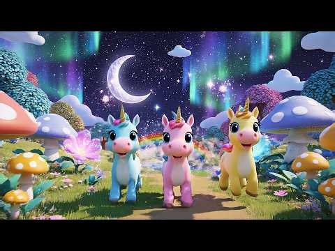 Three Little Toy Unicorns Gallop Gallop Gallop | Magical Fantasy & Counting Song