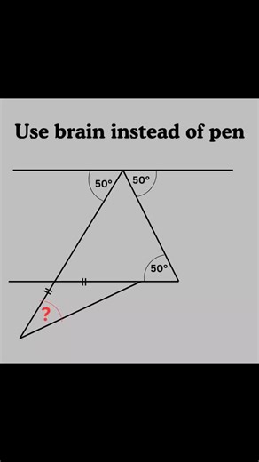 2.7K views · 68 reactions | Basic mathematics Triangle problem algebra tricky problem #mathteacher #mathlover #mathfun algebra basicmath mathiassantourian jee trigonometry mathematics triangle | Rabiul Islam | Facebook