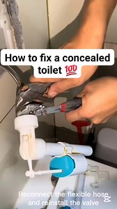 288K views · 4.3K reactions | How to fix a leaking concealed toilet like a pro!  #fblifestyle #concealedtoilet #howto | RB Plumbing Experts | Facebook
