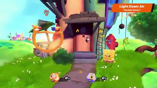 Nickelodeon All-Star Brawl - Official CatDog Gameplay Overview