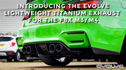 Evolve Lightweight Titanium Exhaust for F80 M3 & F82 M4 | Performance Upgrade