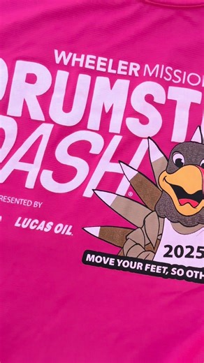 2K views · 25 reactions | Announcement for our Dashers.旅  The 2025 Drumstick Dash shirt has arrived and this one is something special. Get ready to show up in style, bring the energy, and make this Thanksgiving morning the best one yet. #DrumstickDash #WheelerMission | Drumstick Dash Indy | Facebook