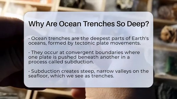 Why Are Ocean Trenches So Deep? - Earth Science Answers