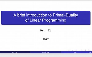 An introduction to Primal Duality of Linear programming