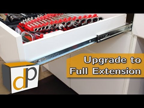How To Upgrade Drawer Slides - Roller to Full Extension