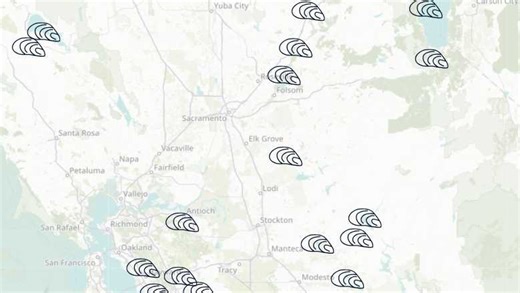 Map: California lakes with boat restrictions to prevent the spread of invasive mussels