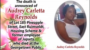 Funeral will be on Friday November 28, 2025 at Sandy's Funeral Home Georgetown from 12:00noon | CNS 6