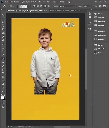 Magic of Gradient Mask in Photoshop #photoshoptutorial #creative #viralvideo