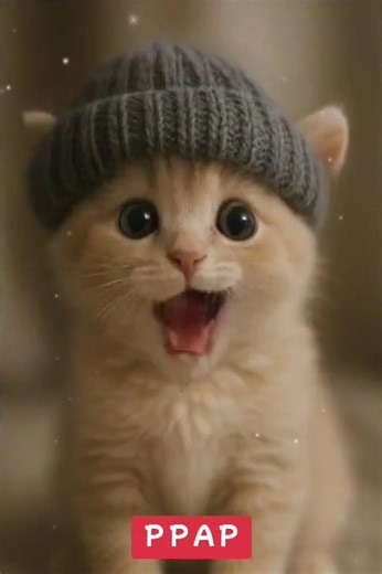 PPAP #猫が歌う #cat #子ネコ