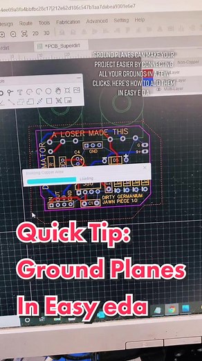 Adding Ground Planes in EasyEDA