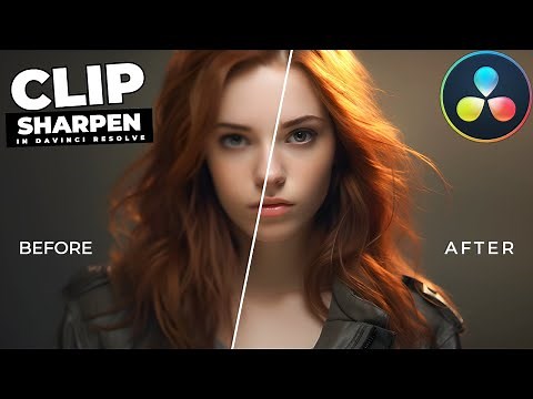 How To SHARPEN VIDEO In Davinci Resolve