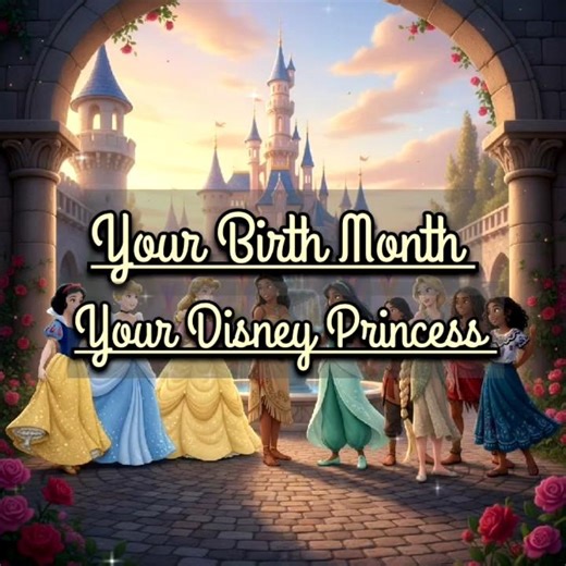 Your Birth Month ~ Your Disney princess pt.2 #aiart #yourmonthyour #princesses #disney #shorts