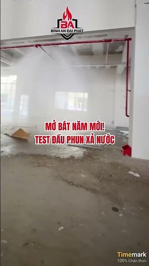 TEST ĐẦU PHUN XẢ NƯỚC PCCC #shorts