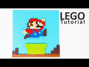 LEGO Mario Pixel Art Tutorial (MOC)