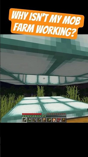 why is my mob farm not working? 🤔😯 #minecraftmemes #usa