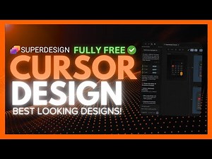 Build ACTUALLY Beautiful Apps & Websites Using Cursor AI + SuperDesign!