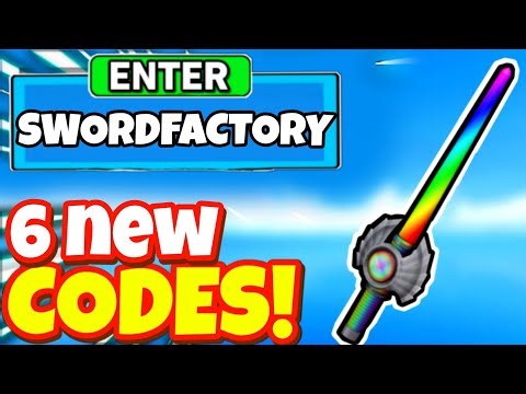 6 NEW SECRET *MYTHICAL* SWORD UPDATE OP CODES In SWORD FACTORY X! Roblox Sword Factory X Codes
